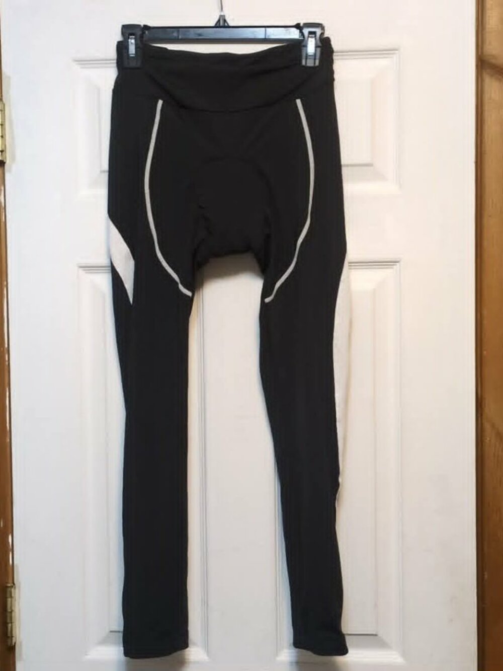 Spoer Womens 3D Padded Cycling Pants Tights Sz M Biking Sporty Athletic Zip Ankl